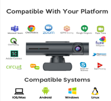 Webcam Camera AI Tracking 4K IM7080