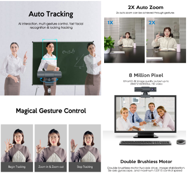 Webcam Camera AI Tracking 4K IM7080