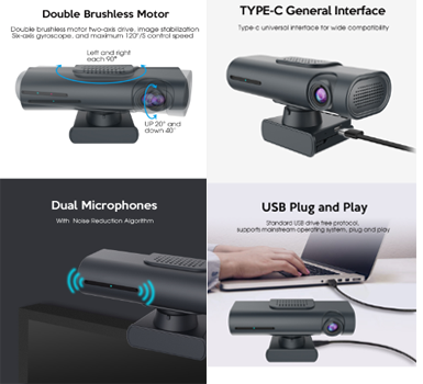 Webcam Camera AI Tracking 4K IM7080