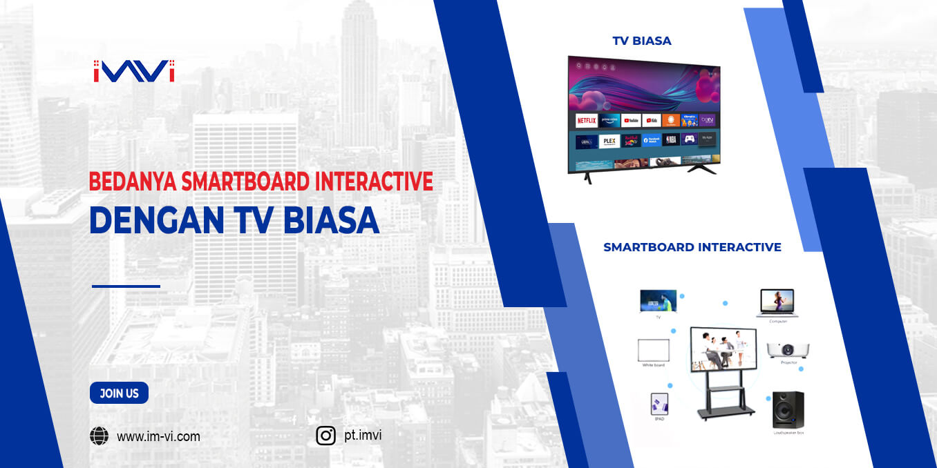Bedanya Smartboard Interactive dengan TV Biasa